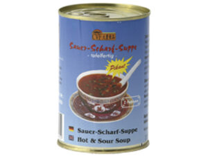 Suppe mit gegrilltem Entenfleisch scharf - sauer 400ml./CVF -