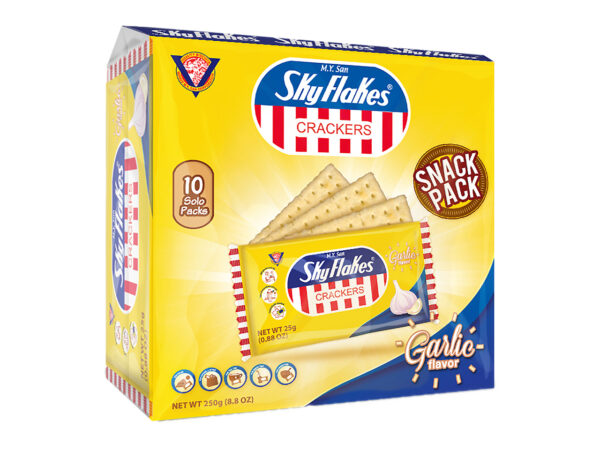 Sky Flakes – Cracker ( Knoblauch )250g/ M.Y.San –