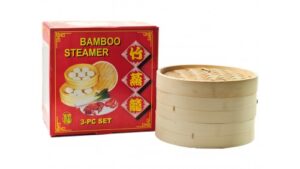 Bambus Dampfaufsatz (25cm) Set/ China -