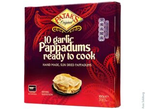 Pappadums ( Knoblauch ) 100 G /Pataks -