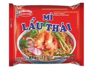 Mì Lẩu Thái (Inst Nudeln Garnelen )83g/Acecook -