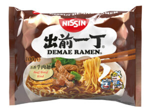 Demae Ramen Rind Nudelnsuppe 100g/Nissin -