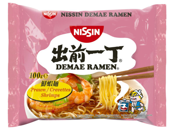 Demae Ramen Shrimps Nudeln 100g/Nissin -