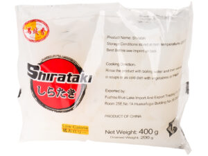 Shirataki Konjak -Nudeln (Breit) 400g/ City Aroma -
