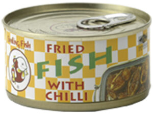 Smiling Fish Brand - Frittierte Makrelen mit Chili 90g