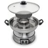 Feurertopf mit Grillplatte Remo (Elektrischer ) 3,8 L | Ø30 cm | 1950 W – Bild 2