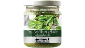 Basilikum (gehackt in Sojabohnenöl) 175g /Thai Pride -