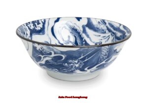 Bowl Schale Ø20,5 cm/8'cm Blaue Drache / Japan -
