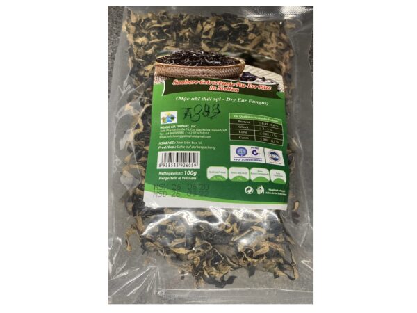 Mu Err Pilze Streifen geschnitten 100g/ Lac Thien-