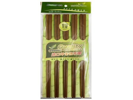 Essstäbchen Holz wooden 10paar/ Harmony -