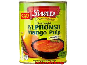 Mangopulp ( Alphonso) gezuckert 450g/ Swad -