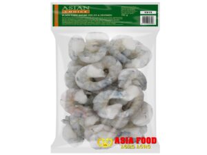 Black Tiger Shrimps 13/15. 1kg Brutto( Roh geschält, ohne schale) /Asian Choice -