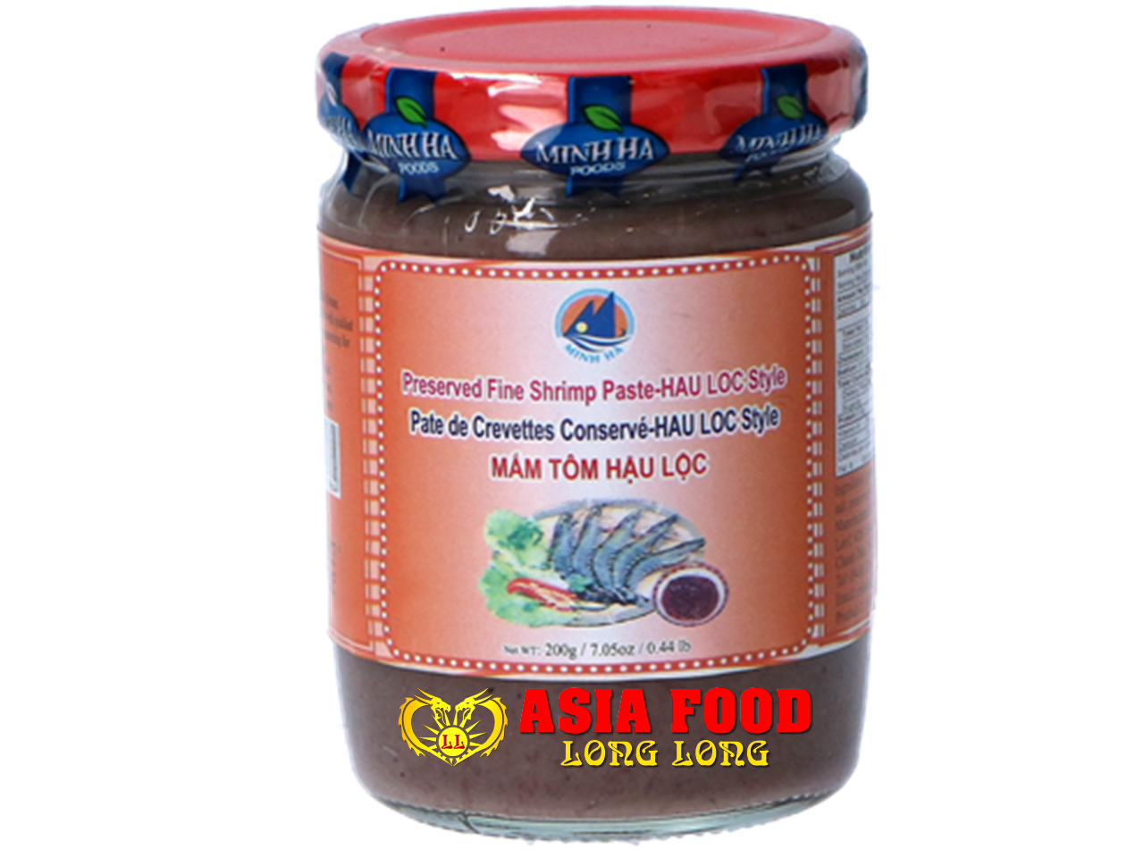 vogn Decimal Atlas Mam Tom Hau Loc – Garnelen Paste 210g/ Minh Ha – – Asia Food