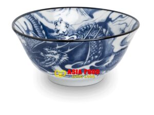 Bowl Schale Ø15 cm/6,5'cm Blaue Drache / Japan -