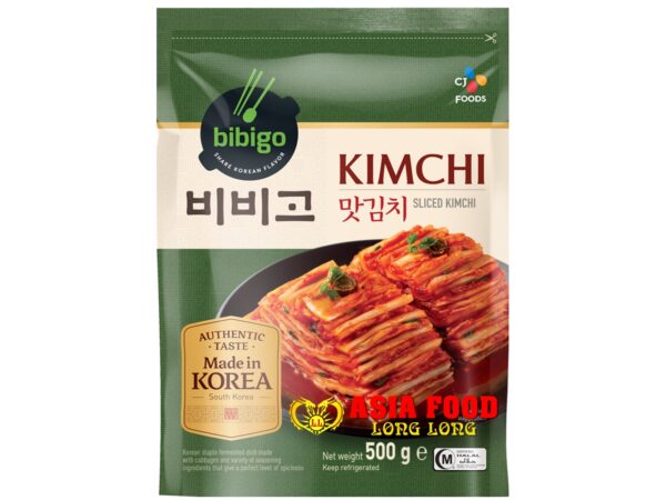 Kimchi  (geschnitten Chinakohl) 500g/ Bibigo Korea. -