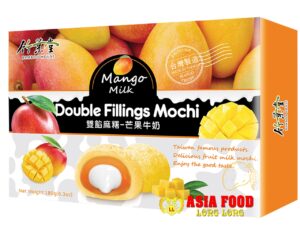 Double Fillings Mochi (Mango und Milch) 180g/ Bamboo House -