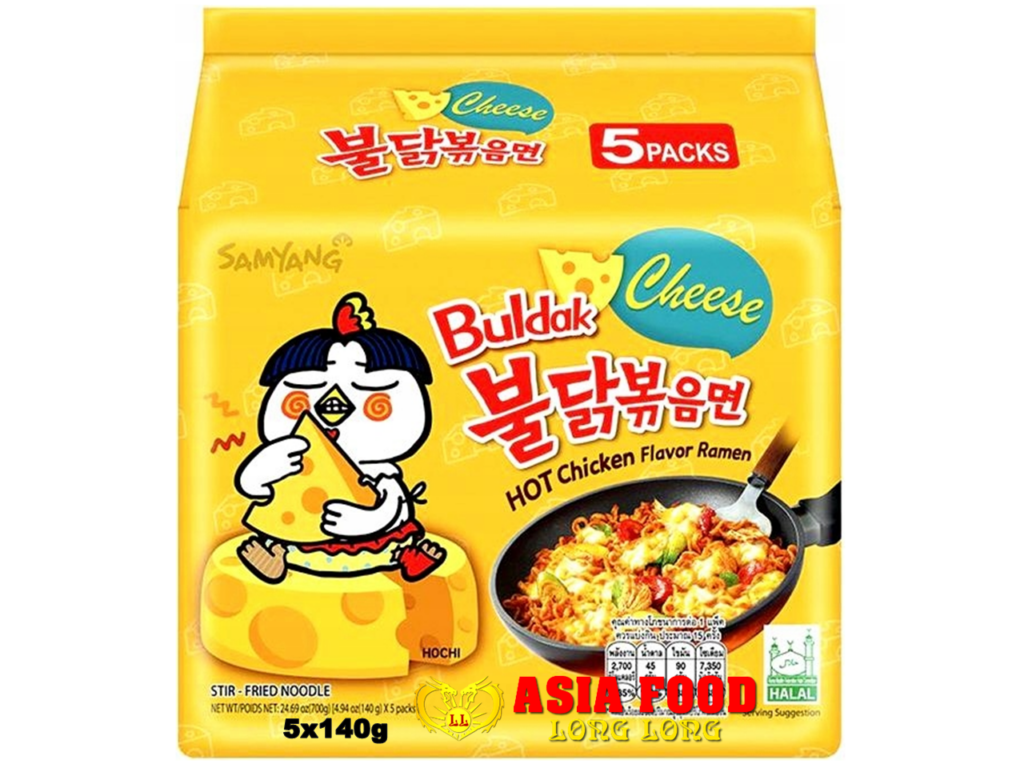 Hot Chicken flavour Ramen(Chesse) 5x 130g/Samyang-