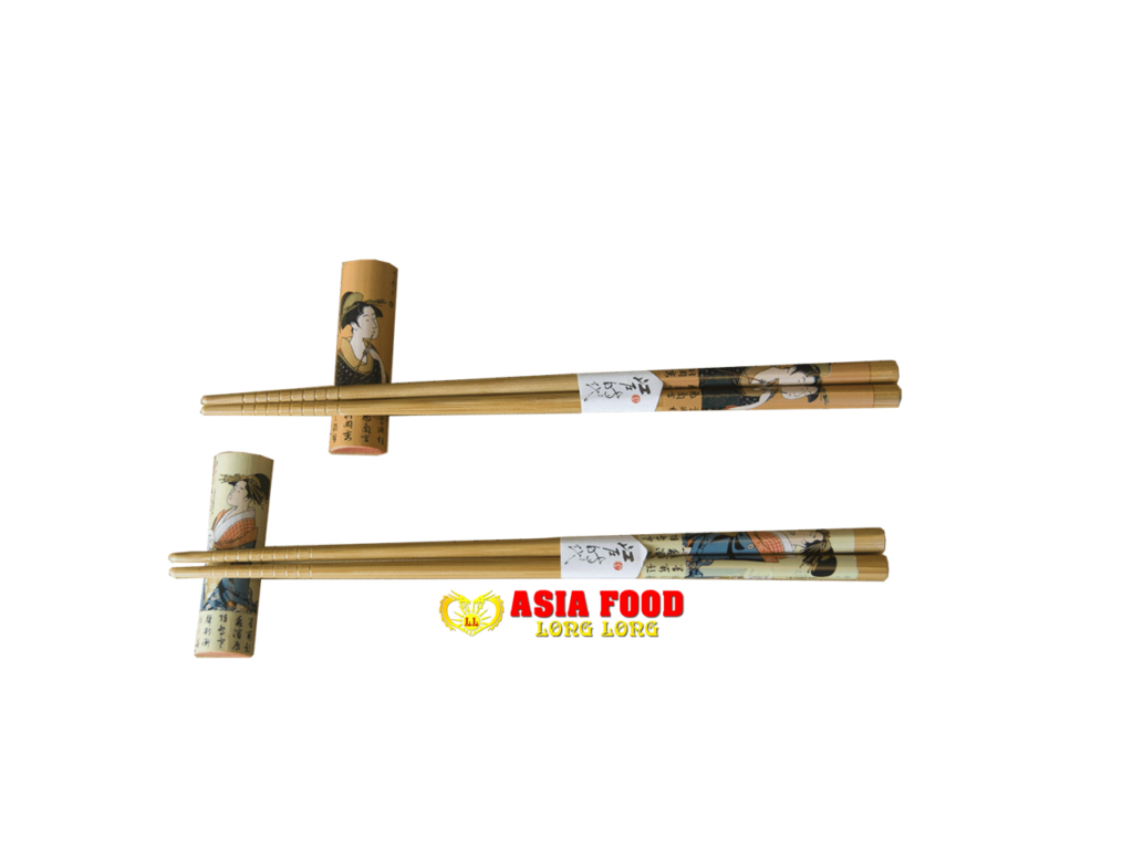 Essstäbchensatz japanisch Geisha, mit Ablage  22,5 cm – Bild 2
