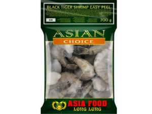Black Tiger Shrimps 6/8. 1kg Brutto ( mit schale, ohne Kopf) /Asian Choice -