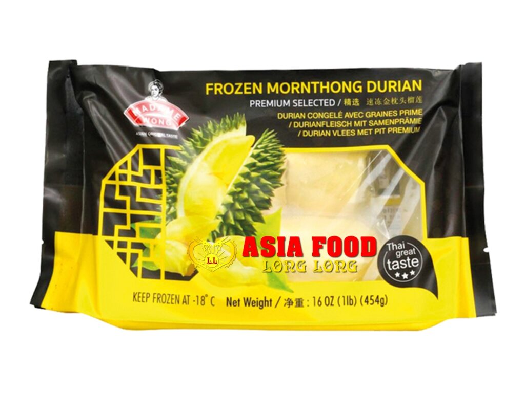 Durian Frucht mit kern 454g/ Madame Wong-