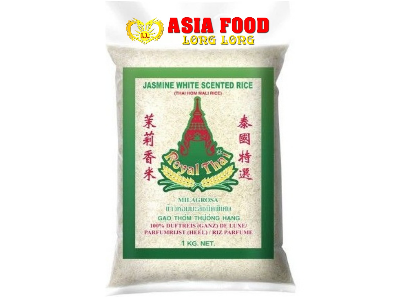 Jasmine Reis. Langkorn Reis 1kg/ Royal Thai -