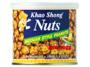 Erdnüsse Mexican Style( geröstet, Pikant umhüllt) 140g /Khao Shong -