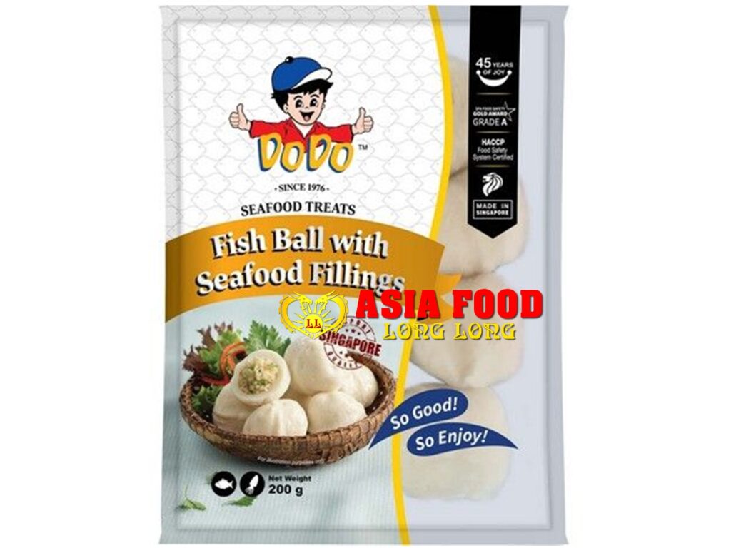 Fish Ball with Seafood Filling( Gemischte) 200 /DoDo-