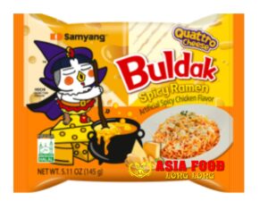 Buldak Quattro Cheese- (Hot Chicken Ramen)145g- Samyang: Korea