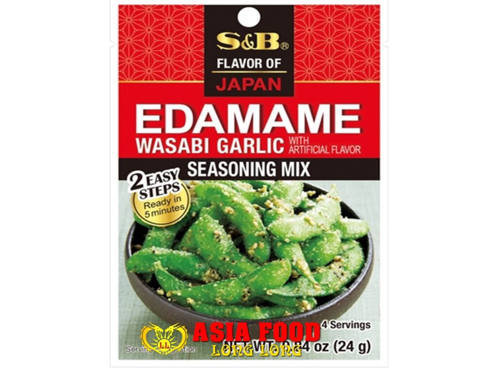 Edamame Wasabi Garlic (Seasoning Mix) 24g/ S&B Japan -