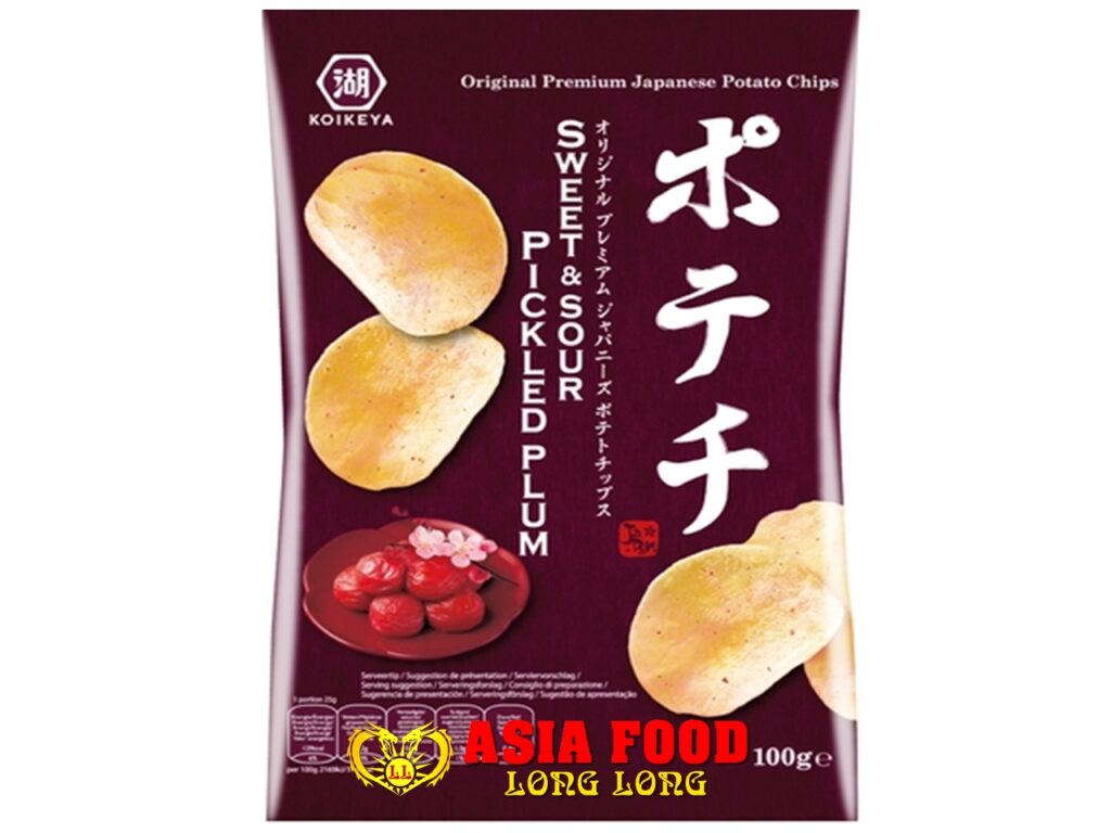 Kartoffelnchips mit Sweet & sauer 100g/ Koikeya- Japan-