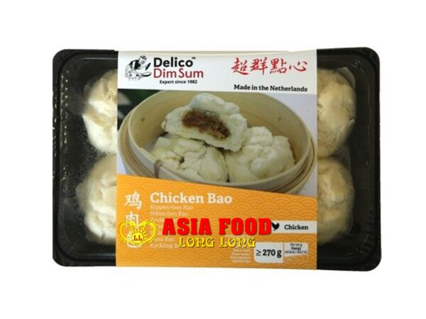 Chicken bao ( Hähnchen bao) Dimsum 270g-6st/ Deliko-