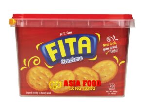 FITA Crackers (Snack Weizen Kekse Box rot 600g)/ My San -