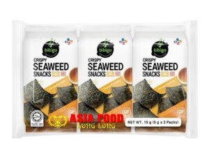 Crispy Seaweet snacks (Sesame)3x5g/ Bibigo Korea-