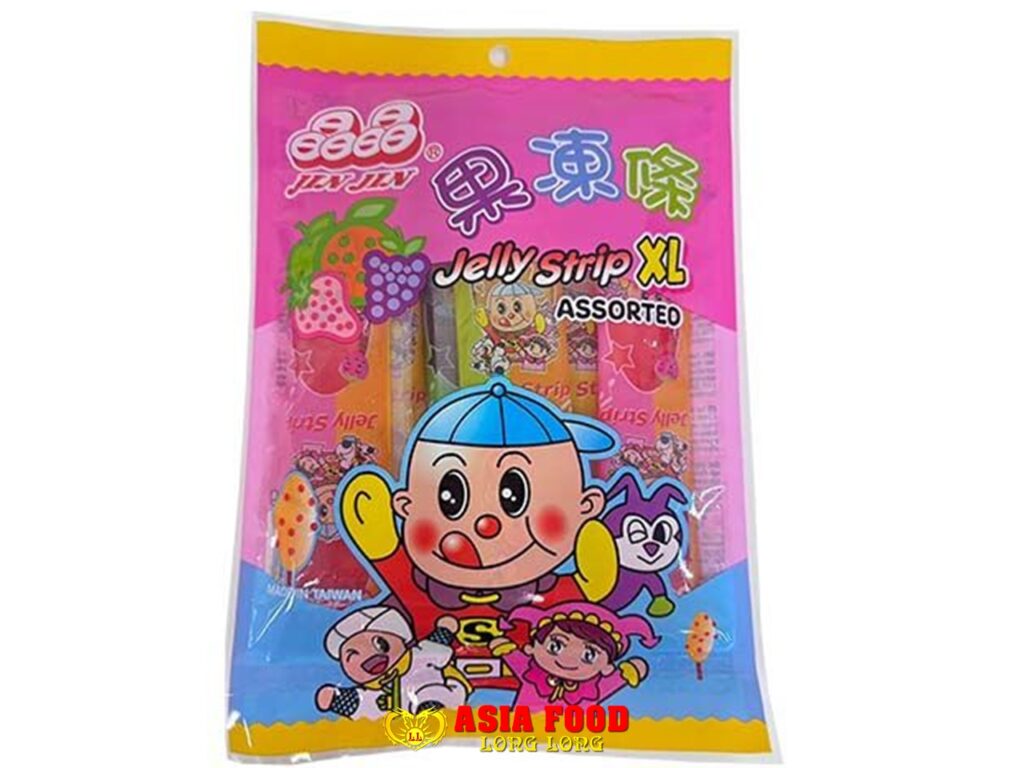 Jelly Sticks Assorted Fruit Flavour (Groß) 300g/ JIN JIN-