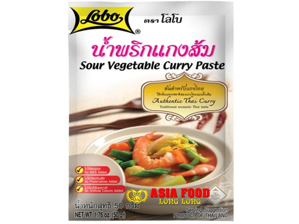 Sour Vegetable Curry Paste 50g /Lobo -