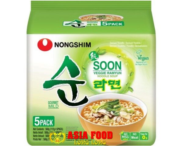 Soon Veggie Ramyum 5x112g/Nongshim -