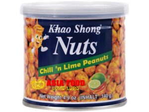 Erdnüsse mit Chili und Limette 140g /Khao Shong -
