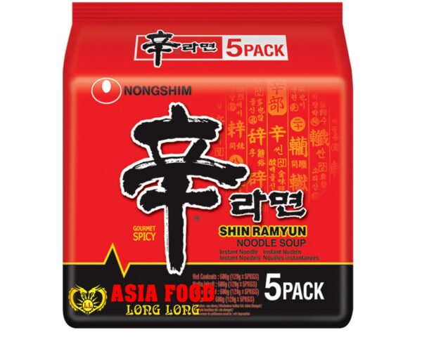 Shin RamYum Instant Nudeln 5x120g /Nongshim -