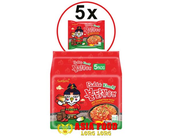 Buldak Kimchi Hot Chicken Flavour 5x135g/ Samyang-Korea-