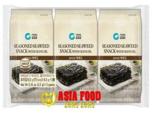 Crispy Seaweet snacks mit (Oliver OIL)15g. 3x5g/Chung Jung ONE- Korea-