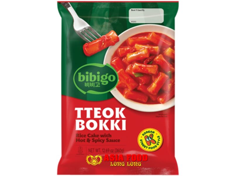 Tteokbokki Rice Cake with HOT&Spicy Sauce 360g/ BIBIGO-