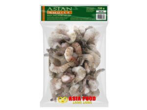 Black Tiger Shrimps HLSO 26/30. 1kg Brutto ( mit schale, ohne Kopf) /Asian Choice -