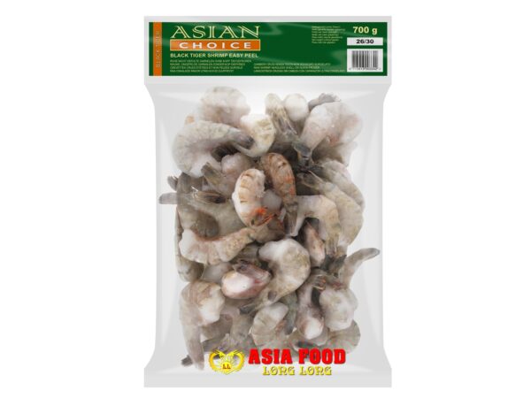 Black Tiger Shrimps HLSO 26/30 ( mit schale, ohne Kopf)1kg /Asian Choice -