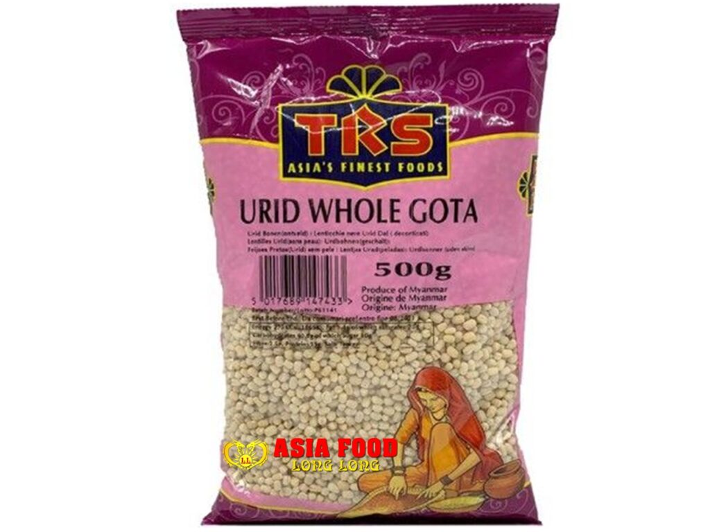 Urid Wohle Gota (Geschälte Urid Bohnen)500g/TRS Indien -