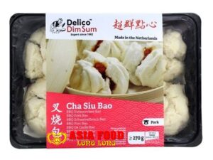 Pork Cha Siu bao ( Schweinefleisch Bao) Dimsum 270g-6st/ Deliko-