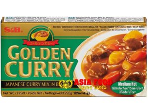 Curry Mix (Medium Hot) Japanese 220g/ Golden Curry-S&B-