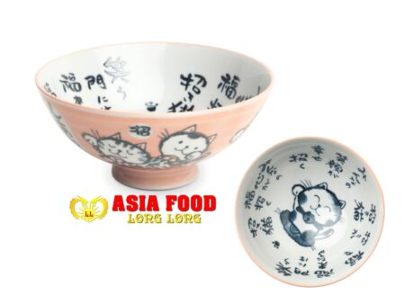 Cat Rice Bowl Pink 11,5x6,2cm/Japan