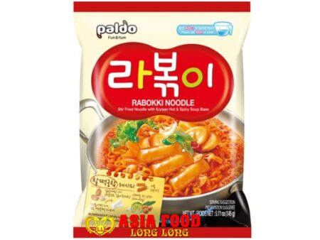 Rabokki Stir Fried Noodle ( HOT& SPICY )145g/ Paldo - Korea -