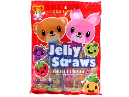 Bär und Hase Jelly Stroh Mix Beutel 300g/ ABC -