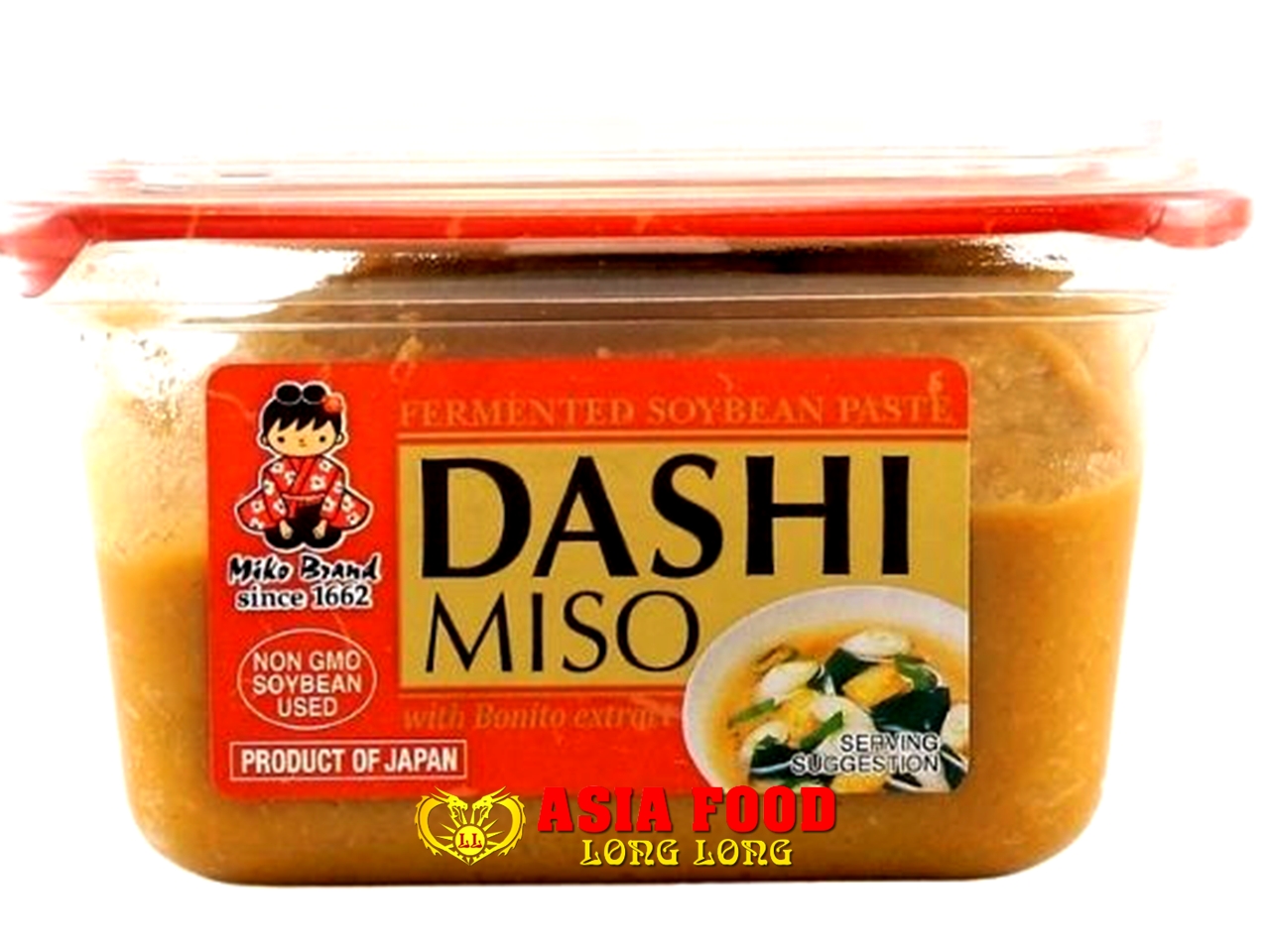 Dashi Miso. Fermented Soybean paste 300g/Miko brand-